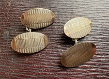 9ct Gold Fronted Engine Turned