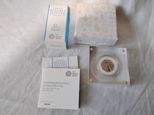 Royal Mint Sterling Silver Proof Colour 50p Beatrix Potter Peter Rabbit 2019