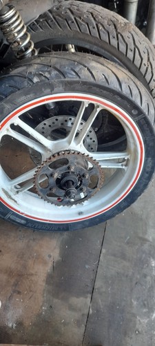 Yamaha yzfr125 rear wheel and - ,
