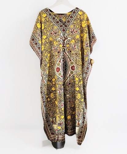 Vintage vibrant print maxi - vintage,