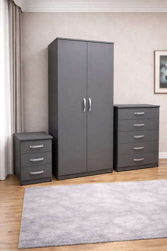 Ready assembled wardrobe - assembled, set