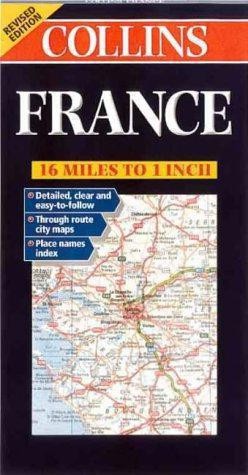 Road map france - map,