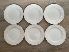 6 x BHS / BARRATTS LINCOLN  10" DINNER  PLATE PLATES - EXCELLENT CONDITION