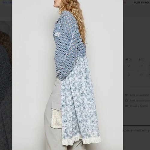 Pol long denim cardigan - pol, jacket