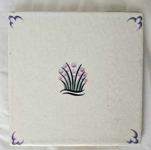 Poole art deco froral inch - poole,