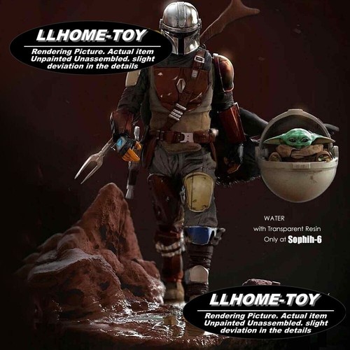 Mandalorian baby yoda resin - baby,