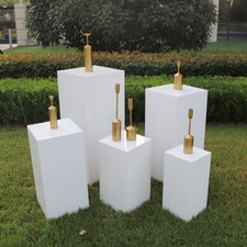 5pcs white plinth cylinder - 5pcs,