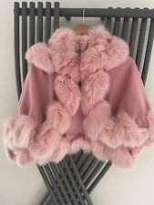 Girls Cashmere Mink Wrap