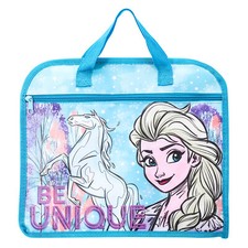 Disney Frozen Kids Childrens Zipped School Book Bag Primary Reading Bag
