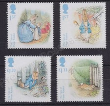SG 3864-3867 GB MNH MINT STAMP SET 2016 BEATRIX POTTER PETER RABBIT ETC EX SHEET