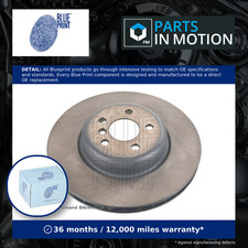 2x Brake Discs Pair Vented fits BMW Z4 G29 2.0 Rear 2018 on 345mm Set Blue Print