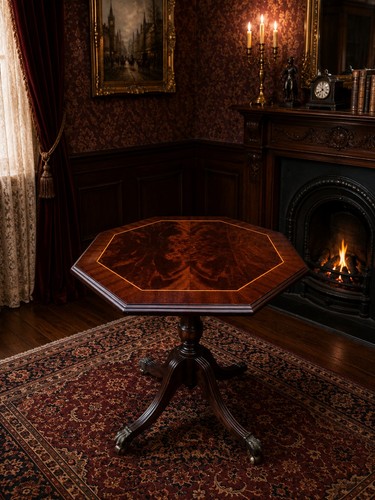 Antique mahogany occasional - antique,
