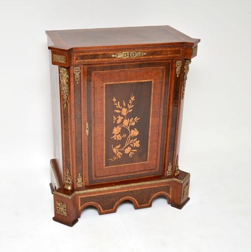 Antique inlaid marquetry side - marquetry,