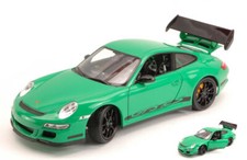Vehicles 1:18 Scale Porsche 911 GTR 3 RS 2007 Green Diecast