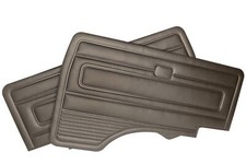 Front Door Cards Pair Black