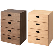 MUJI Stacking Chest Length 37 x 28 x 37 cm 4 drawers(color, quantity, selection)