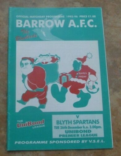 1995 barrow blyth - barrow, v