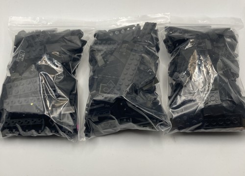 Genuine lego black bricks - black, and