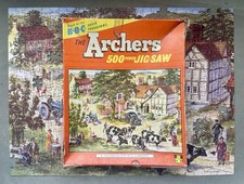 Vintage BBC The Archers Tower Press Jigsaw Puzzle -Bull At Ambridge - Incomplete