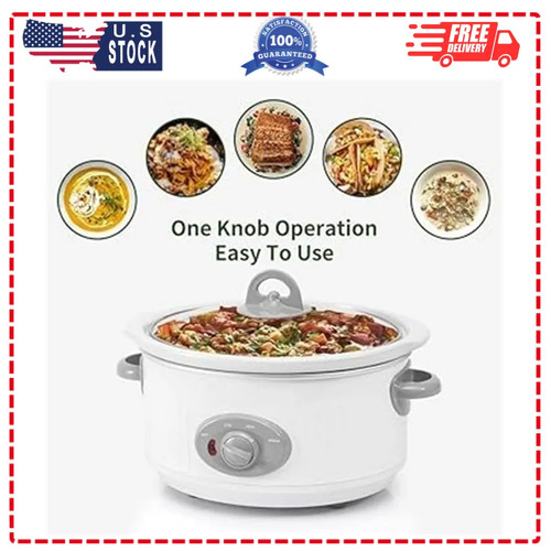 Quart slow cooker - 3.5, white