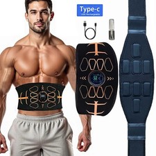 EMS Abdominal Muscle Toning Trainer ABS Stimulator Toner Fitness Weight Loss