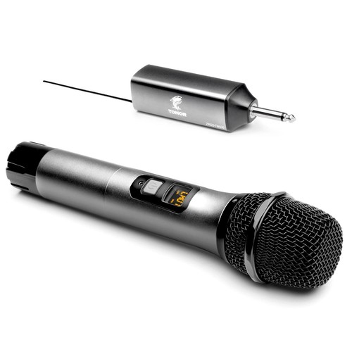 Wireless microphone uhf - microphone, metal