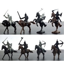 Medieval Knights Warriors Kids Toy Soldiers Figures Model 5-7cm Parts Hot Sale