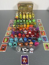90 x HUGE JOBLOT GOGO'S CRAZY BONES GOLD COLLECTION BUNDLE + STICKERS + TIN