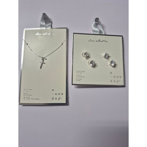 Sterling silver cross 2 - silver, pc