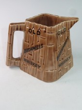 VINTAGE BREWERIANA Ceramic Pub Water Jug BUSHMILLS  Irish Whiskey Arklow Pottery
