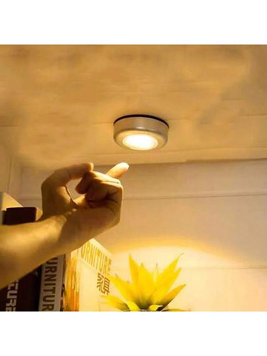 Wireless led push light 1pc - push,