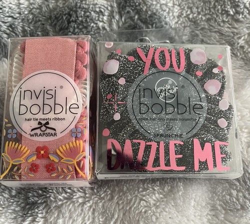 Invisibobble pink hair bow - pink,