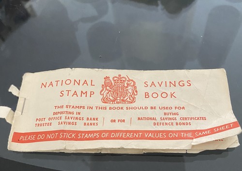 National savings stamp book - stamp,