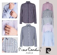 Mens Pierre Cardin Regular Classic Long Sleeve Shirt Stylish Sizes from S to 3XL