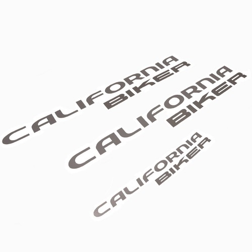 Lettering california biker set - california,