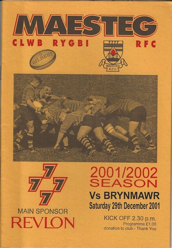 Maesteg brynmawr dec - maesteg v brynmawr, 29