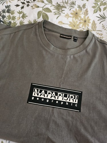 Mens green napapijuri shirt - mens, t-shirt