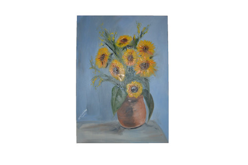 Large original oil - oil, painting