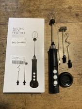 USB Rechargeable Milk Coffee Frother Whisk Egg Beater Handheld Frappe Mixer New