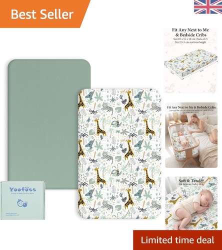 Charming giraffe pattern crib - charming,