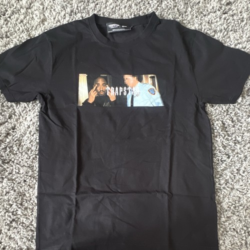 Trapstar black 2pac graphic - black,