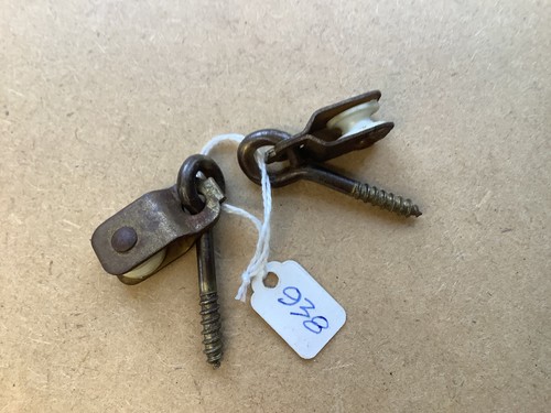 Pair small brass - (938), a