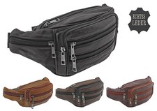 Leather Bum Bag Black Belt