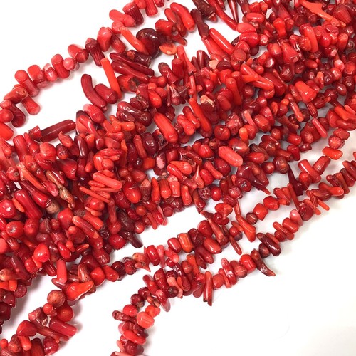 Red natural coral small branch - natural,