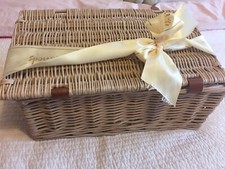 Wicker Basket for Picnics