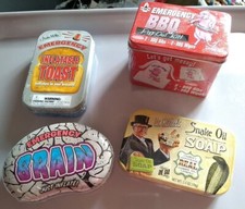 JOBLOT 4 Novelty Tins Gifts