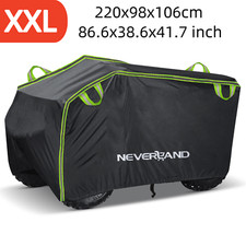 XXL ATV Cover Quad Trike Bike Waterproof Outdoor Storage Heatproof Anti-UV Black