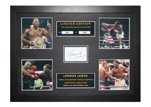 Lennox lewis signed - lennox,