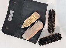 Genuine Surplus Austrian Army Military Boot Cleaning Kit Shoe Polishing Brushes