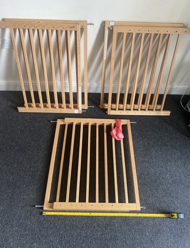 Wooden stair gate door - wooden,
